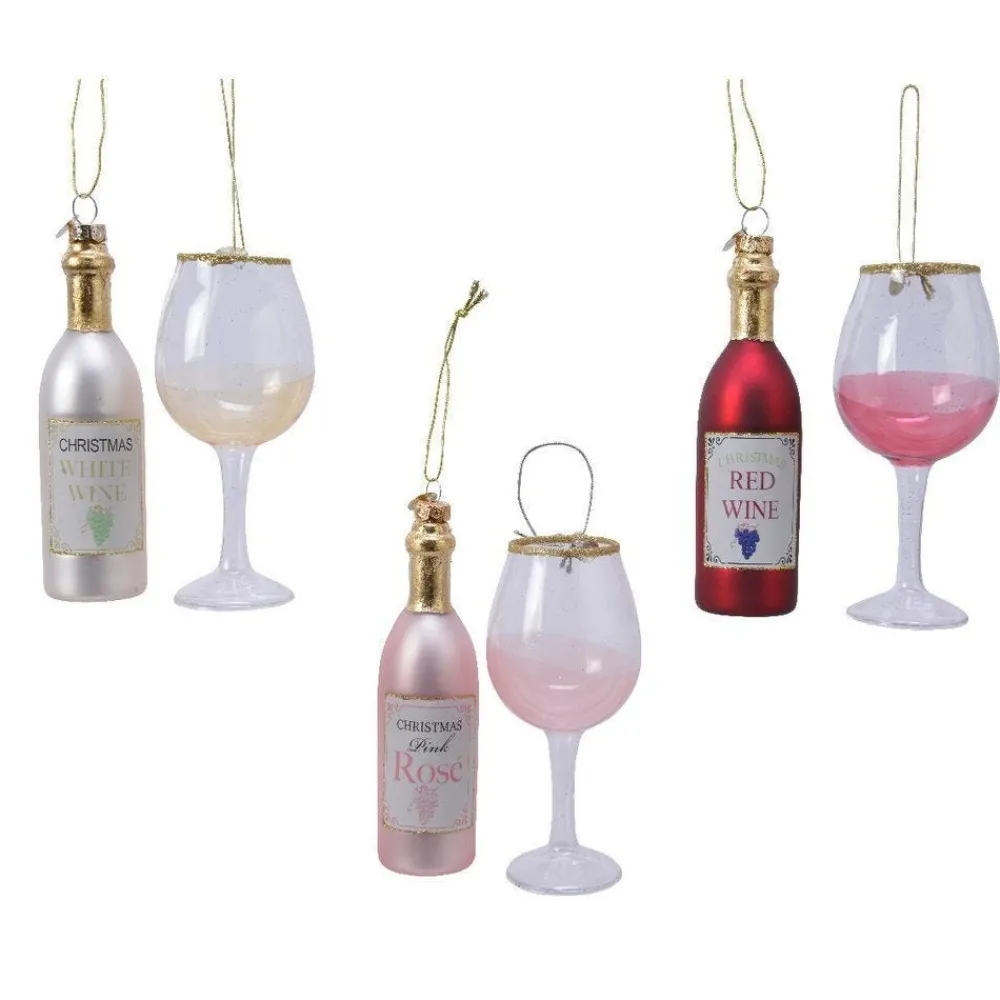 RETIF Suspensions Verre Et Bouteille De Vin A Suspendre H.12,5Cm - 3 Modeles Possible Store