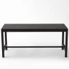 RETIF Table Basse Industrielle L100 X P40 X H45Cm Bois Noir Cheap