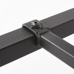 RETIF Table Basse Industrielle L100 X P40 X H45Cm Bois Noir Cheap