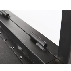 RETIF Table Basse Industrielle L100 X P40 X H45Cm Bois Noir Cheap