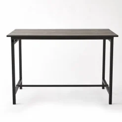 RETIF Table Industrielle L119 X P70 X H75 Cm Bois Noir Hot