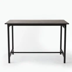 RETIF Table Industrielle L119 X P70 X H75 Cm Bois Noir Hot