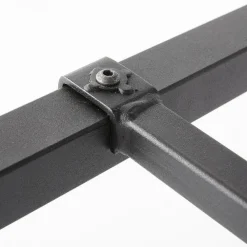 RETIF Table Industrielle L119 X P70 X H75 Cm Bois Noir Hot