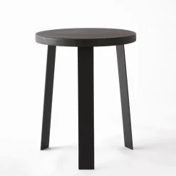 RETIF Table Ronde Bois Noir O 40 X H50 Cm Clearance