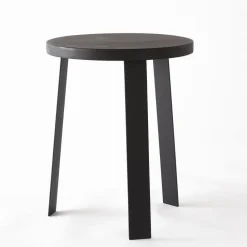 RETIF Table Ronde Bois Noir O 40 X H50 Cm Clearance