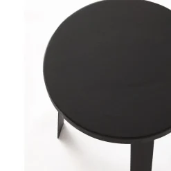 RETIF Table Ronde Bois Noir O 40 X H50 Cm Clearance