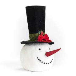 RETIF Tete Bonhomme Neige 26X26X48Cm Shop