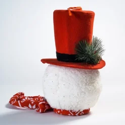 RETIF Tete De Bonhomme De Neige Avec Echarpe 22X20Cm Cheap