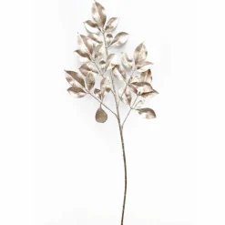 RETIF Tige De Feuilles Champagne Effet Metallise H63Cm Flash Sale