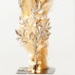 RETIF Tige De Feuilles Champagne Effet Metallise H63Cm Flash Sale