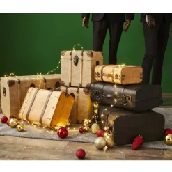 RETIF Valises En Bois 40X29X18 + 35X22X13Cm Shop