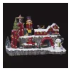 RETIF Village De Noel Lumineux Anime Et Musical Atelier Du Pere Noel Discount