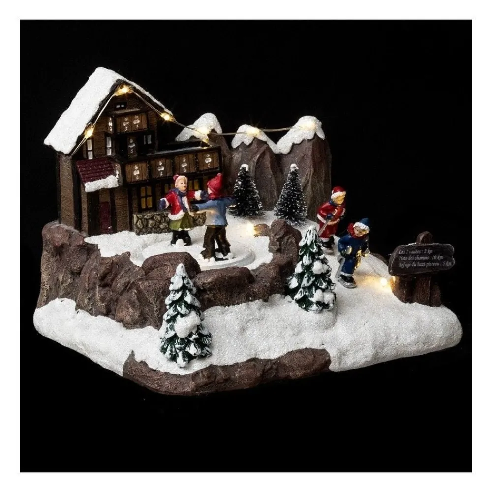 RETIF Village De Noel Lumineux Et Anime Randonnee A Ski Outlet