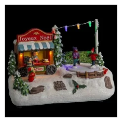 RETIF Village De Noel Lumineux Patinoire Animee Cheap