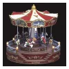 RETIF Village De Noel Lumineux Et Musical Grand Carrousel Anime Best