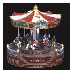 RETIF Village De Noel Lumineux Et Musical Grand Carrousel Anime Best