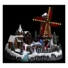 RETIF Village De Noel Lumineux Anime Et Musical Place Du Moulin Best