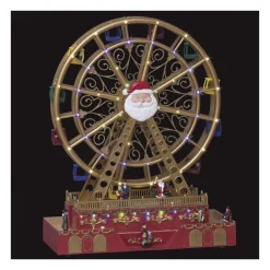 RETIF Village De Noel Lumineux Et Musical Grand Roue Animee Et Clignotante Cheap