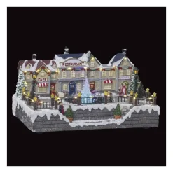 RETIF Village De Noel Lumineux Et Anime Fontaine A Eau Du Centre Ville Cheap