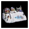 RETIF Village De Noel Lumineux Et Anime Lac Et Barques Discount