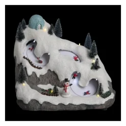 RETIF Village De Noel Lumineux Et Musical Piste De Luge Animee Outlet