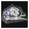 RETIF Village De Noel Lumineux Anime Et Musical Village D'Eskimo Avec Sa Fontaine New
