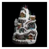 RETIF Village De Noel Lumineux Musical Et Anime Maisons Et Sapins Enneiges Hot