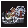 RETIF Village De Noel Lumineux Roue Du Pere Noel Animee New
