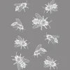 RETIF Vitrophanie Abeilles Blanches, 2 Formats Best Sale