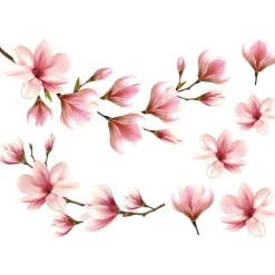 RETIF Vitrophanie Branches Et Fleurs De Magnolias 70X100Cm Outlet