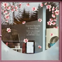 RETIF Vitrophanie Branches Et Fleurs De Magnolias 70X100Cm Outlet
