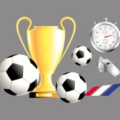 RETIF Vitrophanie Elements Decoration Theme Football 70X100Cm Hot