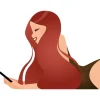 RETIF Vitrophanie Femme A La Plage Online