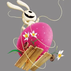 RETIF Vitrophanie Lapin Luge De Paques Gauche 68X84,8Cm Shop