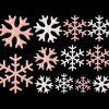 RETIF Vitrophanie Petits Cristaux Pink Delight Effet 3D - 50 X 70 Cm Cheap