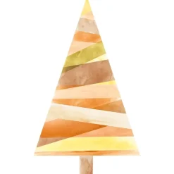 RETIF Vitrophanie Sapin Ocre Aquarelle Cheap